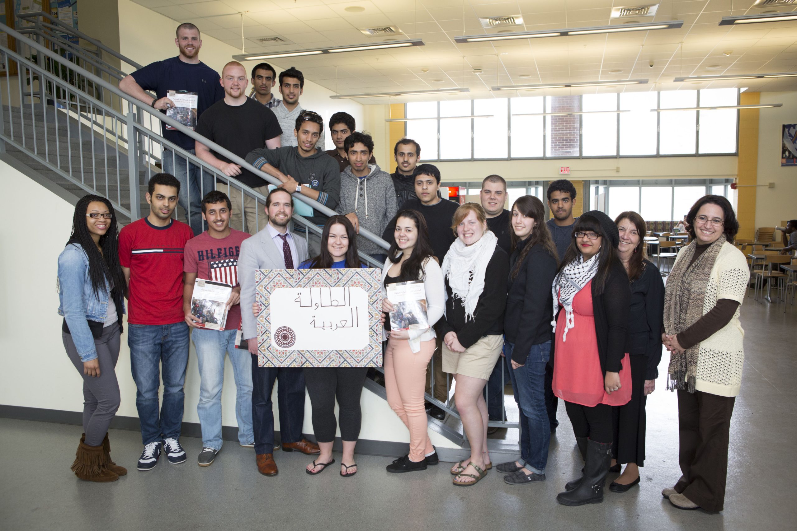 Students on campus in the USA